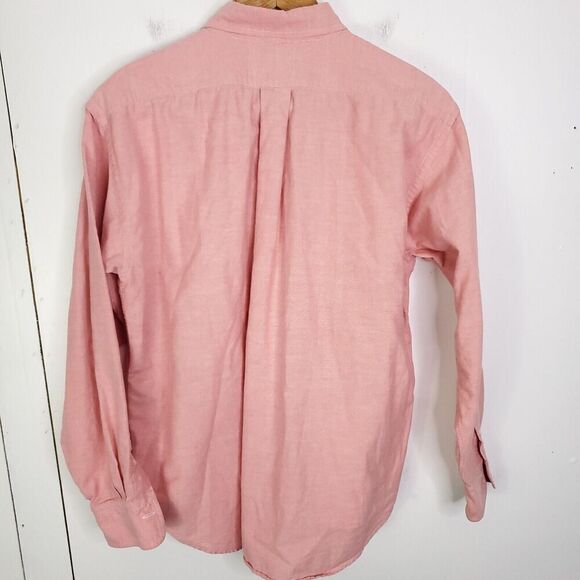Ralph Ralph Lauren Shirt Mens 8 RRL Rugby Pony Salmon Button Down Collar Cotton - Picture 5 of 7